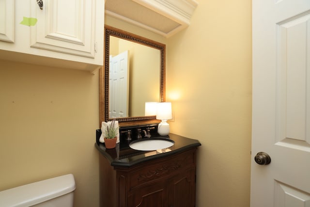 9327 Tranquil Park Dr, Spring, TX 77379 - bathroom with vanity and toilet
