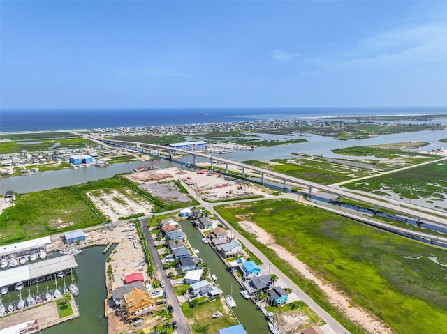 34 Tarpon Ln, Freeport, TX 77541 - aerial view of property and surrounding area with a nearby body of water