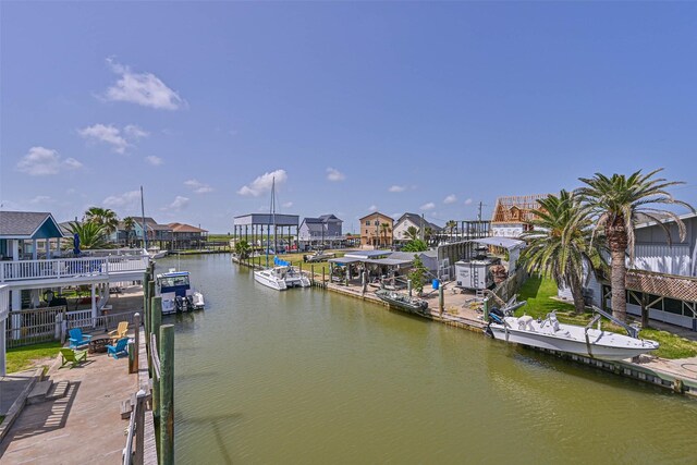 34 Tarpon Ln, Freeport, TX 77541 - dock featuring a water view