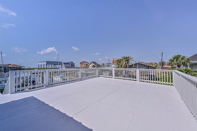 34 Tarpon Ln, Freeport, TX 77541 - view of patio / terrace with a residential view