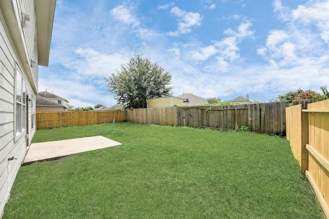 7427 Oakwood Canyon Dr, Cypress, TX 77433 - fenced backyard featuring a patio area