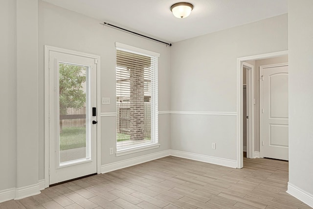 20010 Barrow Edge Ln, Cypress, TX 77433 - empty room with light wood finished floors and baseboards