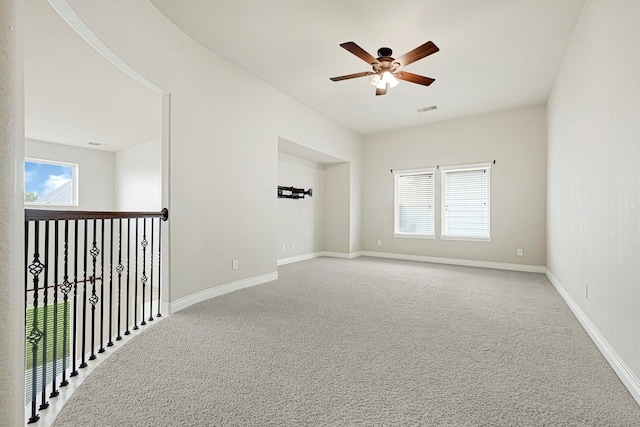 20010 Barrow Edge Ln, Cypress, TX 77433 - empty room featuring ceiling fan and light carpet