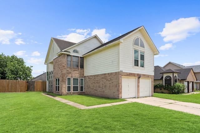 16323 Tiburon Way, Houston, TX 77053 - view of home's exterior with brick siding, a garage, and driveway