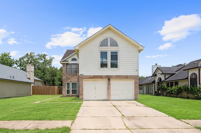 16323 Tiburon Way, Houston, TX 77053 - view of front of home featuring a garage, brick siding, and driveway