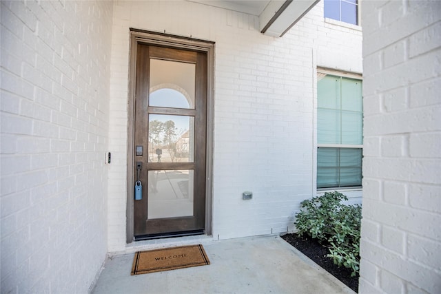 15138 Botanical Garden Dr, Conroe, TX 77302 - doorway to property featuring brick siding