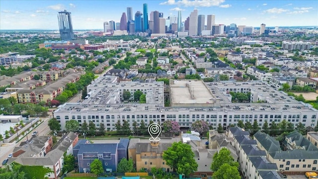 1020 Columbus St, Houston, TX 77019 - bird's eye view of skyline