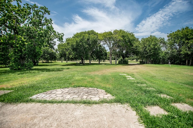 925 Royal Rd, Port Lavaca, TX 77979 - view of grassy yard featuring view of wooded area