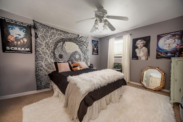 925 Royal Rd, Port Lavaca, TX 77979 - bedroom with carpet and ceiling fan