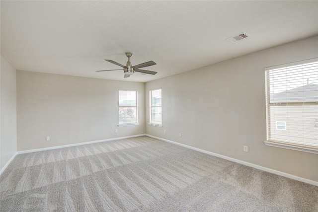 7255 Liberty Mesa Ln, Houston, TX 77049 - unfurnished room with light carpet and a ceiling fan