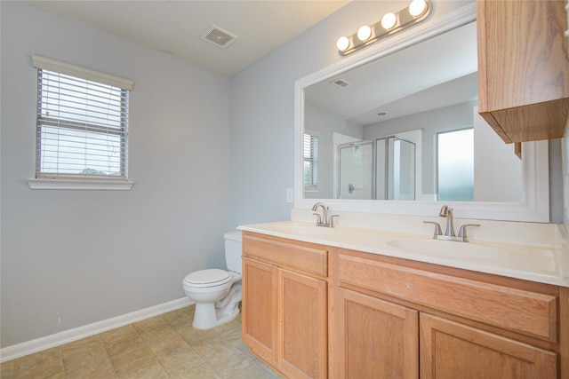 7255 Liberty Mesa Ln, Houston, TX 77049 - full bath featuring double vanity and a stall shower