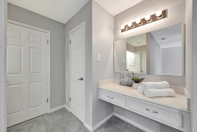 15707 Spring Forest Dr, Houston, TX 77059 - bathroom with baseboards and vanity