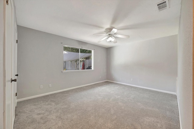 15707 Spring Forest Dr, Houston, TX 77059 - carpeted spare room featuring ceiling fan and baseboards
