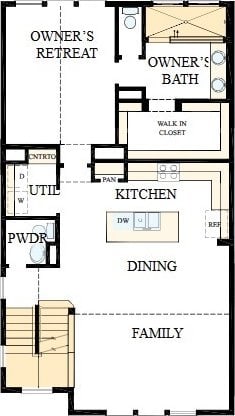 16040 Hayes Park Dr, Houston, TX 77079 - view of floor plan / room layout