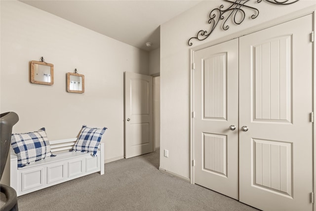 18715 Deer Trace Dr, Crosby, TX 77532 - sitting room featuring light colored carpet and baseboards