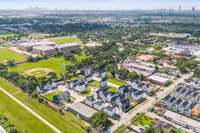 2213 Springwood Vista Ln, Houston, TX 77055 - aerial view of city skyline