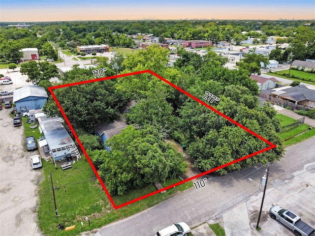 2818 Violet St, Pasadena, TX 77503 - view of property location featuring property parcel outlined