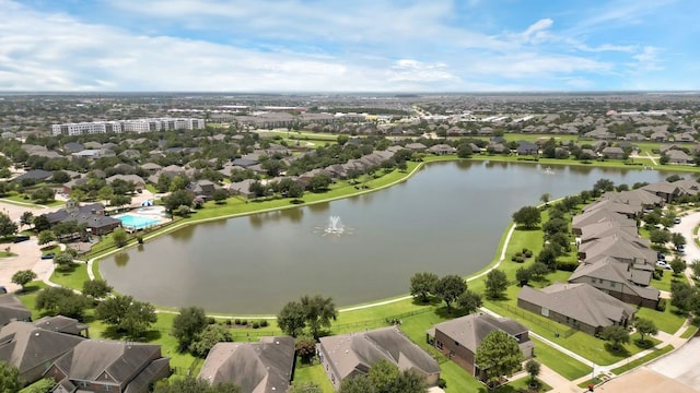 19443 Alton Springs Dr, Cypress, TX 77433 - aerial perspective of suburban area featuring a large body of water