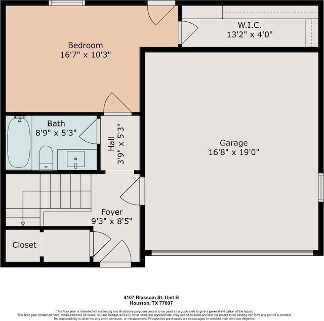 4107 Blossom St Unit B, Houston, TX 77007