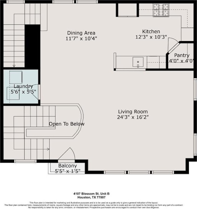 4107 Blossom St Unit B, Houston, TX 77007