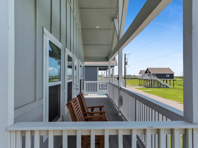 1032 Sunset Cir W, Crystal Beach, TX 77650 - view of balcony