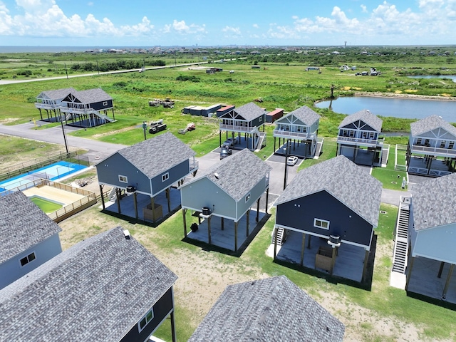 1032 Sunset Cir W, Crystal Beach, TX 77650 - aerial view of a nearby body of water