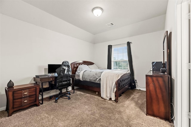 1115 Tydeman Ct, Katy, TX 77494 - bedroom with carpet, a desk, and lofted ceiling
