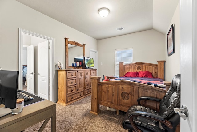 1115 Tydeman Ct, Katy, TX 77494 - bedroom featuring carpet flooring and lofted ceiling