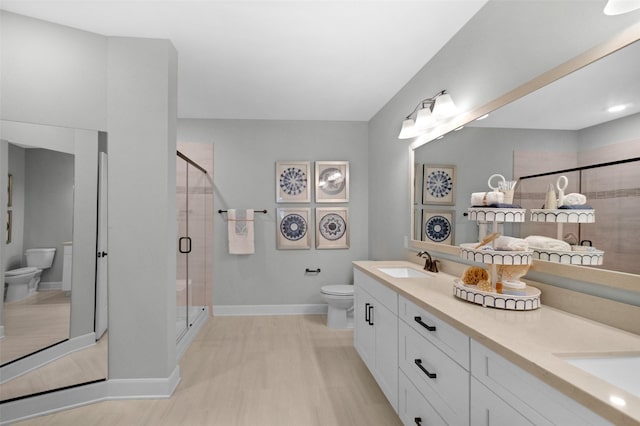 6804 Westview Dr Unit 3104, Houston, TX 77055 - full bathroom with double vanity and a stall shower