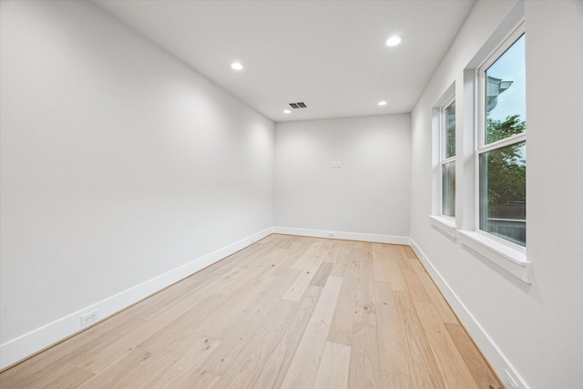 608 E 25th St, Houston, TX 77008 - spare room featuring recessed lighting and light wood finished floors