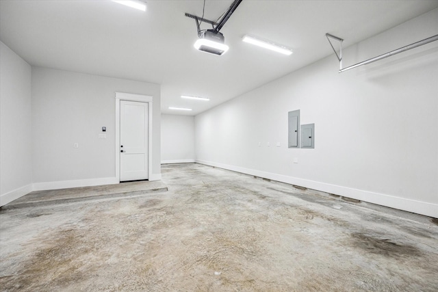 608 E 25th St, Houston, TX 77008 - garage with a garage door opener and electric panel