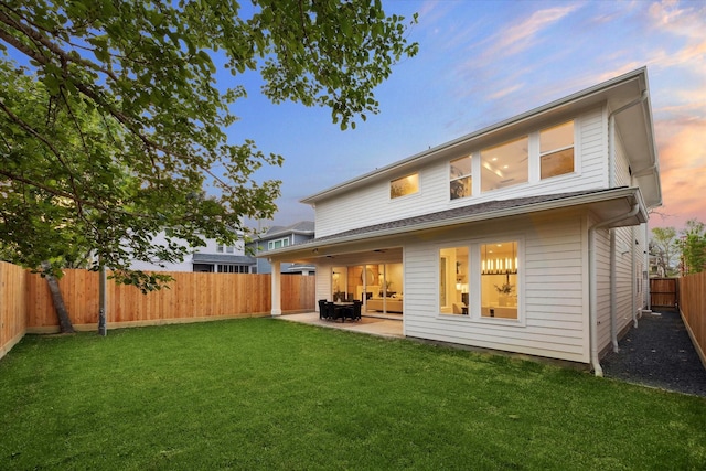 608 E 25th St, Houston, TX 77008 - rear view of property featuring a fenced backyard and a patio