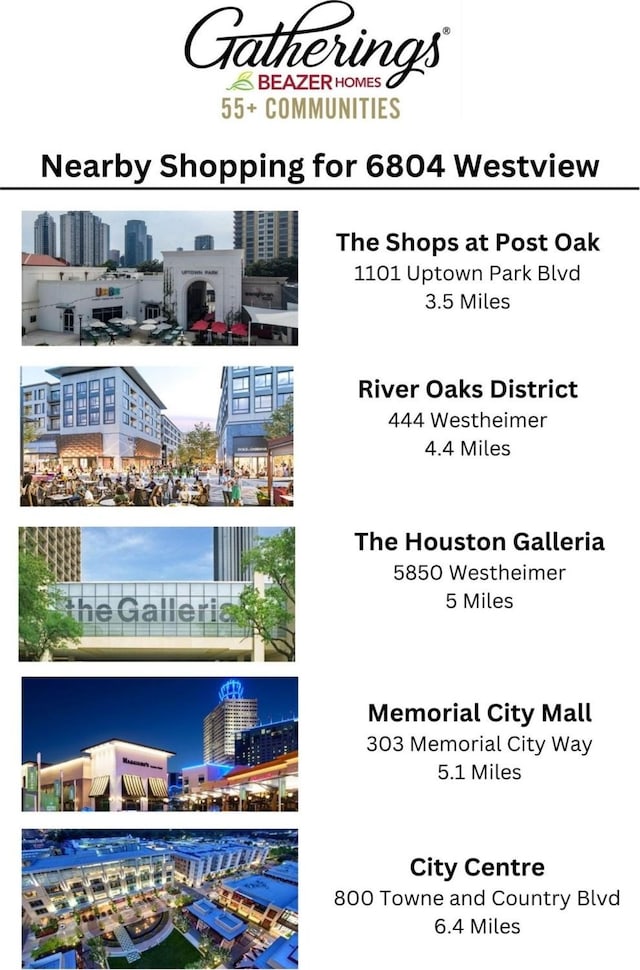6804 Westview Dr Unit 3405, Houston, TX 77055 - view of a document with a collage of images