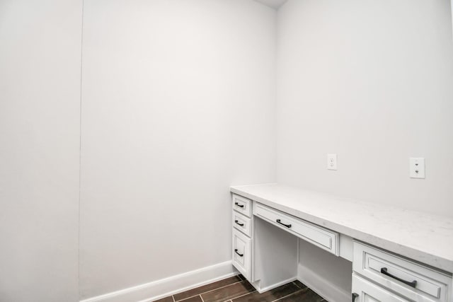 6804 Westview Dr Unit 3405, Houston, TX 77055 - unfurnished office featuring built in desk and wood tiled floors