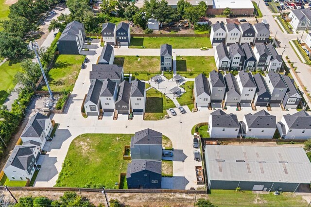 8321 Springwood Creek Ln, Houston, TX 77055 - aerial perspective of suburban area