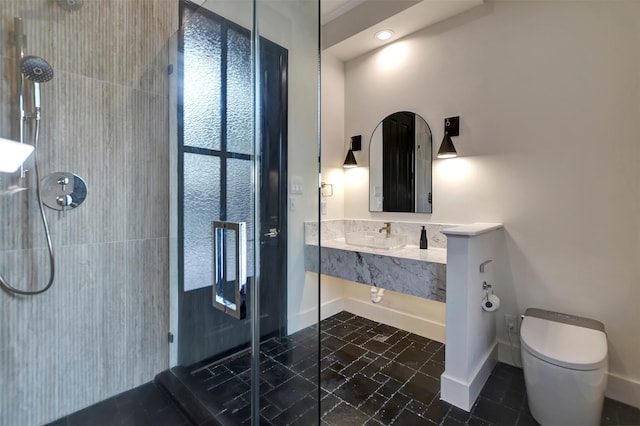 4316 Dickson St, Houston, TX 77007 - full bath with a shower stall and vanity