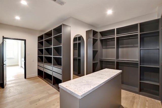4316 Dickson St, Houston, TX 77007 - spacious closet with light wood-type flooring