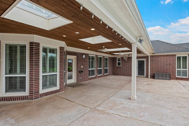 12814 Josey Creek Ct, Cypress, TX 77433 - view of patio / terrace featuring a ceiling fan