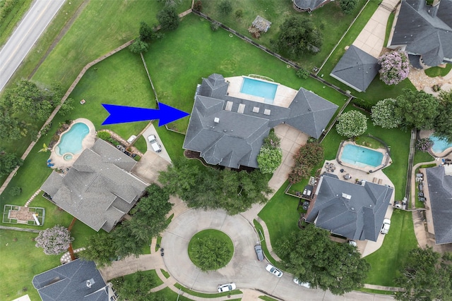 12814 Josey Creek Ct, Cypress, TX 77433 - drone / aerial view of a pool