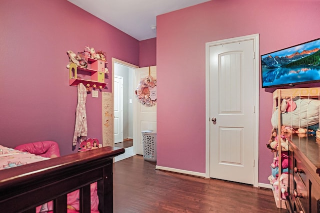 18819 Deer Trace Dr, Crosby, TX 77532 - bedroom with wood finished floors