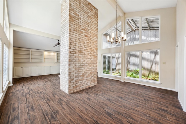 3002 Durban Dr, Houston, TX 77043 - unfurnished sunroom with plenty of natural light and a chandelier