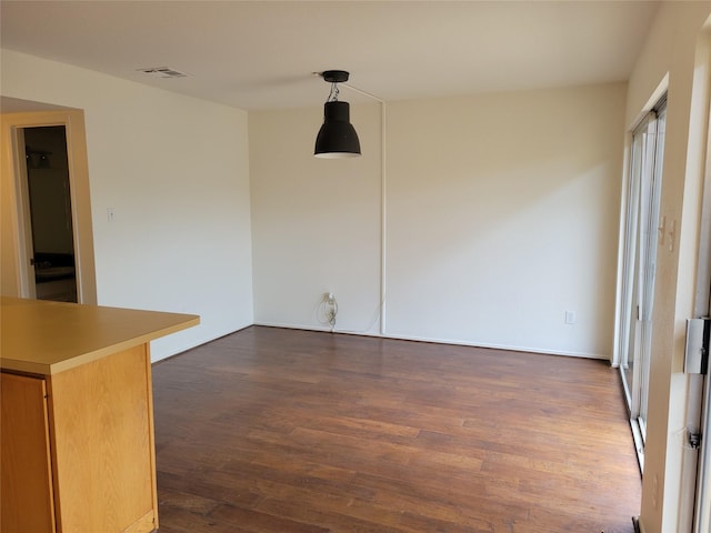 5801 Lumberdale Rd Unit 226, Houston, TX 77092 - empty room featuring dark wood finished floors