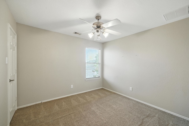 18123 Hillock Glen Ln, Cypress, TX 77429 - carpeted empty room featuring ceiling fan and baseboards