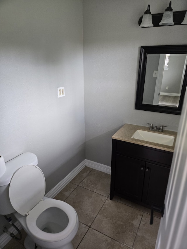 6814 Della St, Houston, TX 77093 - bathroom featuring vanity and tile patterned flooring