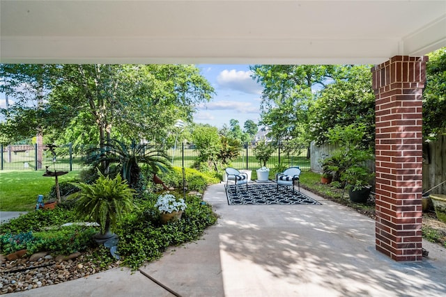 1734 Forestlake Dr, Sugar Land, TX 77479 - view of patio / terrace