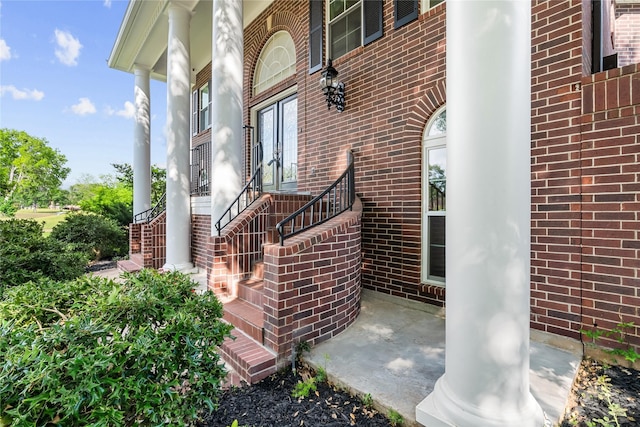 1734 Forestlake Dr, Sugar Land, TX 77479 - view of exterior entry with brick siding