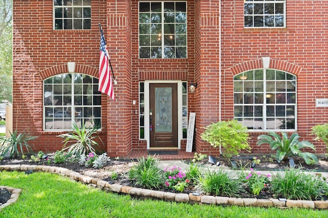 16403 Bogan Flats Ct, Houston, TX 77095 - entrance to property with brick siding