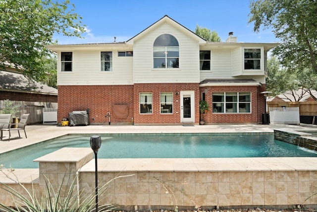 16403 Bogan Flats Ct, Houston, TX 77095 - view of swimming pool with a patio