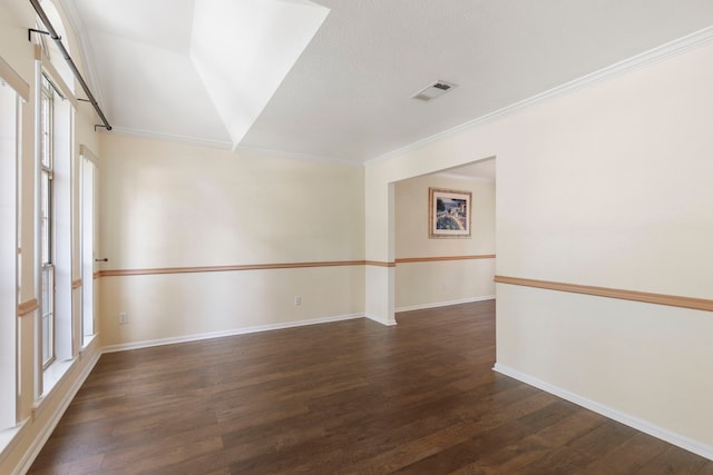 34 Sweetdream Pl, The Woodlands, TX 77381 - unfurnished room featuring wood finished floors and ornamental molding
