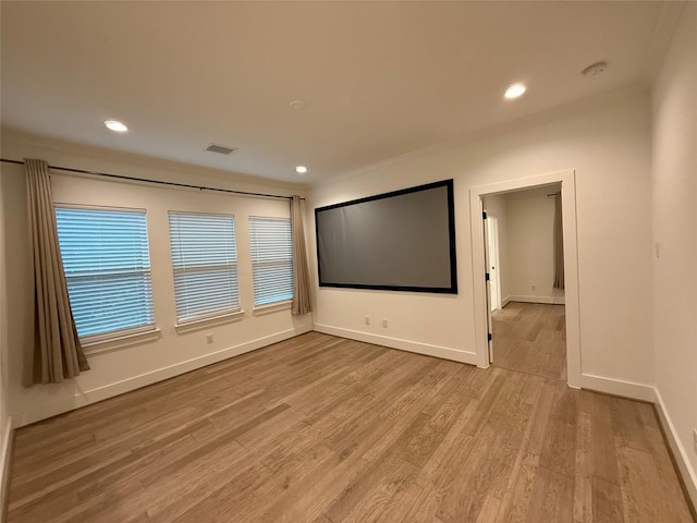 6635 Tc Jester Blvd Unit A, Houston, TX 77007 - cinema with light wood-style flooring and recessed lighting